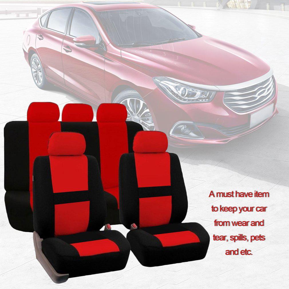 ปลอกคลุมเบาะรถยนต์ 9 ชิ้น / ชุด Car Seat Covers