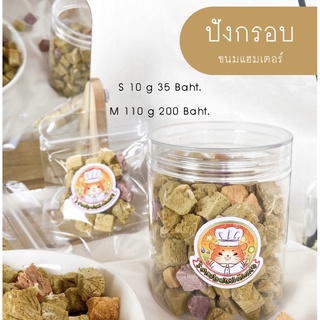 Size S ปังกรอบ ขนมสำหรับแฮมเตอร์