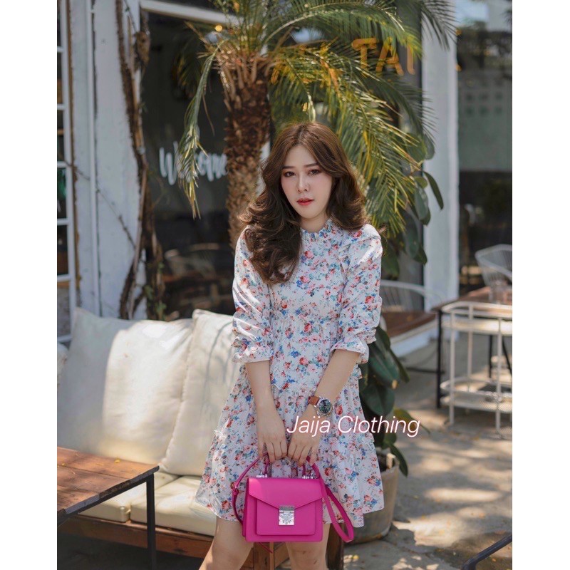 MA1604.2 เดรสลายดอกเล็กแม่อั้ม มาแล้วจ้า แพทเทิร์นสวยมาก รูปที่ 6