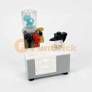 [Funbrick] บล็อกตัวต่อโมเดลตู้น้ํา เฟอร์นิเจอร์ ขนาดเล็ก น่ารัก เข้ากันได้กับของเล่นสําหรับเด็ก