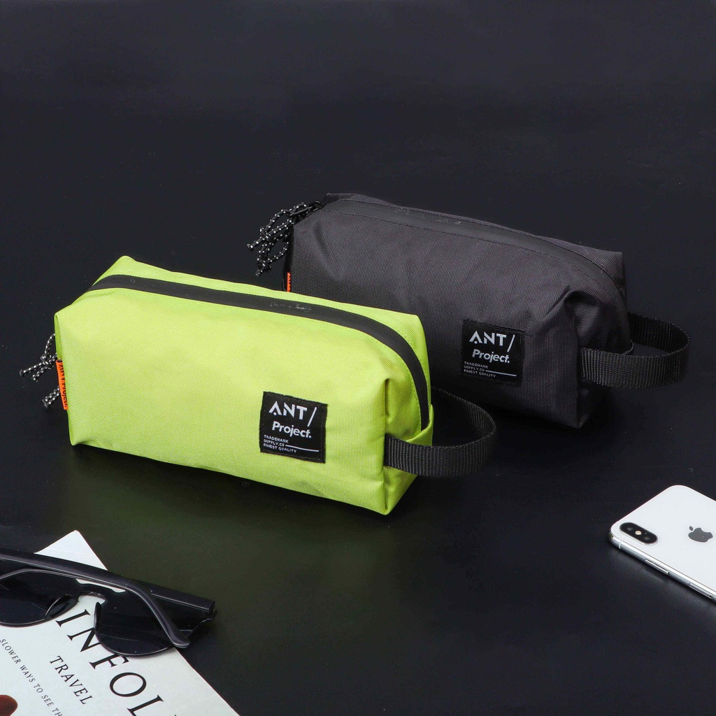 Ant Project กระเป๋าถือผู้ชายกระเป๋าคลัทช์ Gadget กระเป๋าถือผู้ชายผู้หญิงกระเป๋าเดินทาง 3 in 1