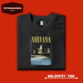 เสื้อยืดพิมพ์ลายแฟชั่น เสื้อยืด | เสื้อยืด | Nirvana | เสื้อยืด พิมพ์ลายวงดนตรี | Cobain KURT