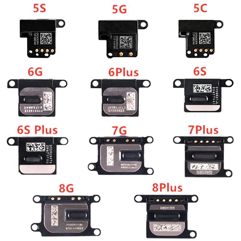 ลําโพงหูฟังอะไหล่ใช้สำหรับ X 7Plus 8Plus X XR XS MAX 6G 6 Plus 6S Plus 5 5s 5se 4s 4G SE 2020
