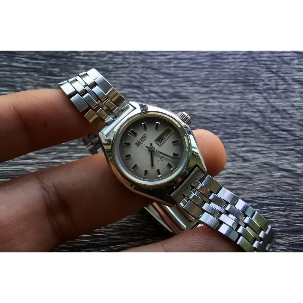 นาฬิกา Vintage มือสองญี่ปุ่น SEIKO VINTAGE 23JEWELS KANJI JDM 2206-0180 Automatic ผู้หญิง ใช้งานได้ปกติ สภาพดี ของแท้