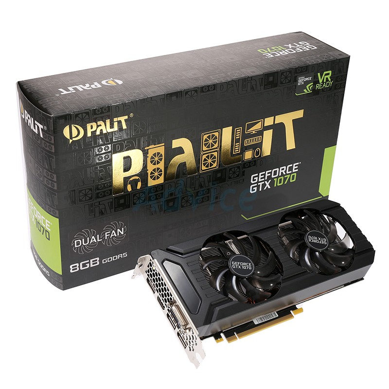 NVIDIA GeForce® GTX 1070 PALIT Dual 8GB GDDR5