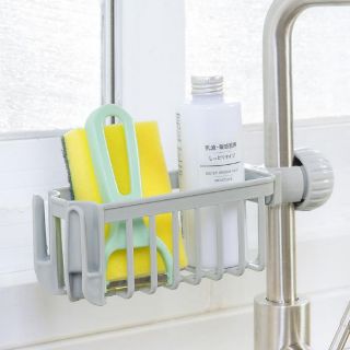 ชั้นวางฟองน้ำ เครื่องใช้ในบ้าน /อุปกรณ์ ในครัว สำหรับอ่างล้า…