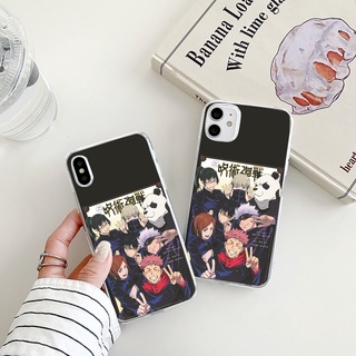 Jujutsu Kaisen เคสไอโฟน 11 14 pro max iPhone 13 12 8พลัส เคส 7 8 7plus 8plus Xr Xs X se2020 Gojo Satoru phone case นิ่ม