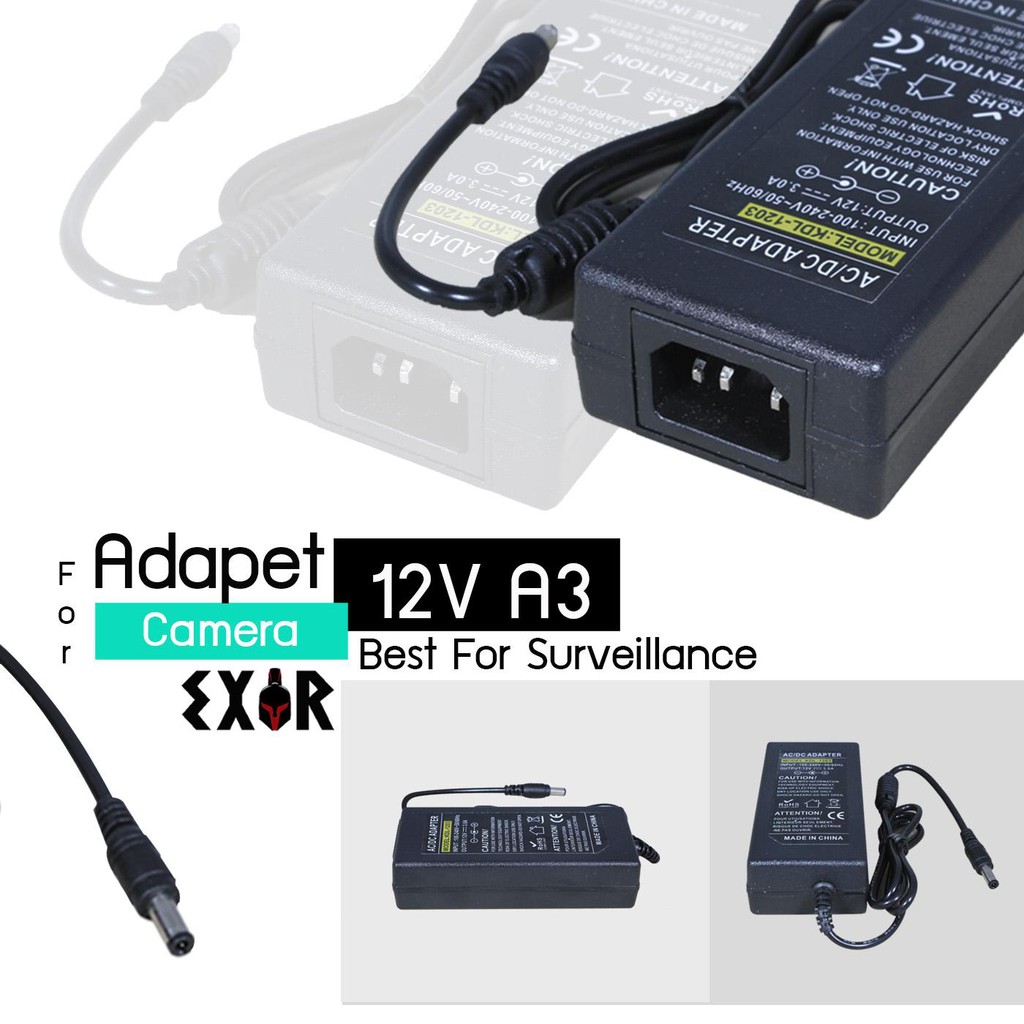 Alimentatore ABLEGRID 12V 3A 3000mA AC DC — Adattatore Universale Con Spina 5.5mm X 2.5mm, Caricabatterie Per Dispositivi Elettronici