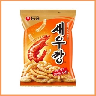 nongshim shrimp snack classic flavor shimp snack spicy ขนมเกาหลี ขนมข้าวเกรียบกุ้ง 농심 새우깡 75g