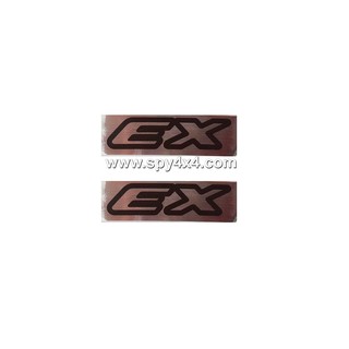 สติกเกอร์ EX, SL, SX ติดข้างประตู DMAX 2002-10 (ส่งฟรี)