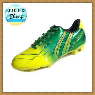 Pan รองเท้าฟุตบอลแพน รุ่น Super Sonic Alpha Track PF15BP สีเหลืองเขียว รองเท้าสตั๊ด pan by Pacific Shoes