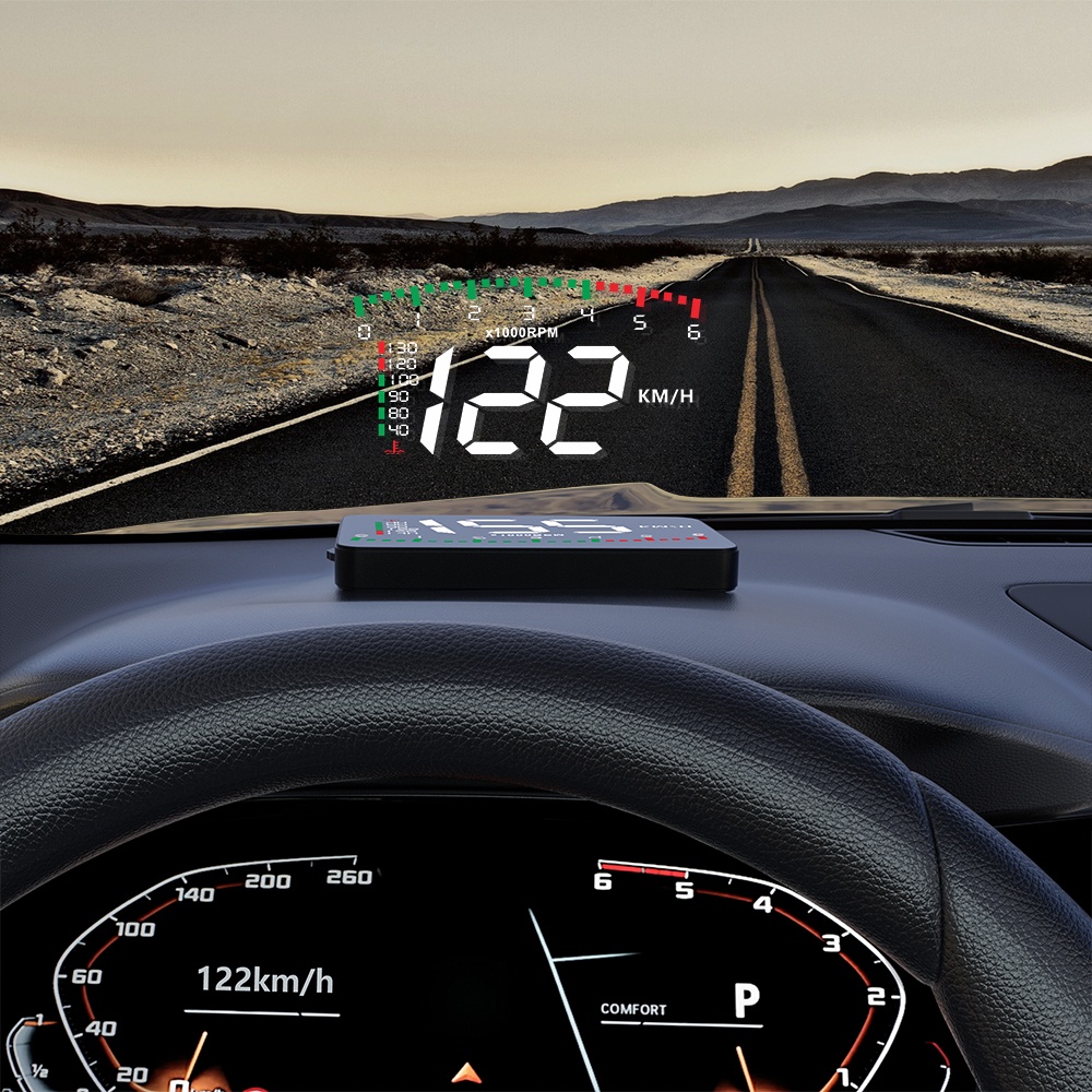 Projecteur HUD GPS Pour Voiture – Affichage Vitesse Sur Pare-brise Rechargeable USB