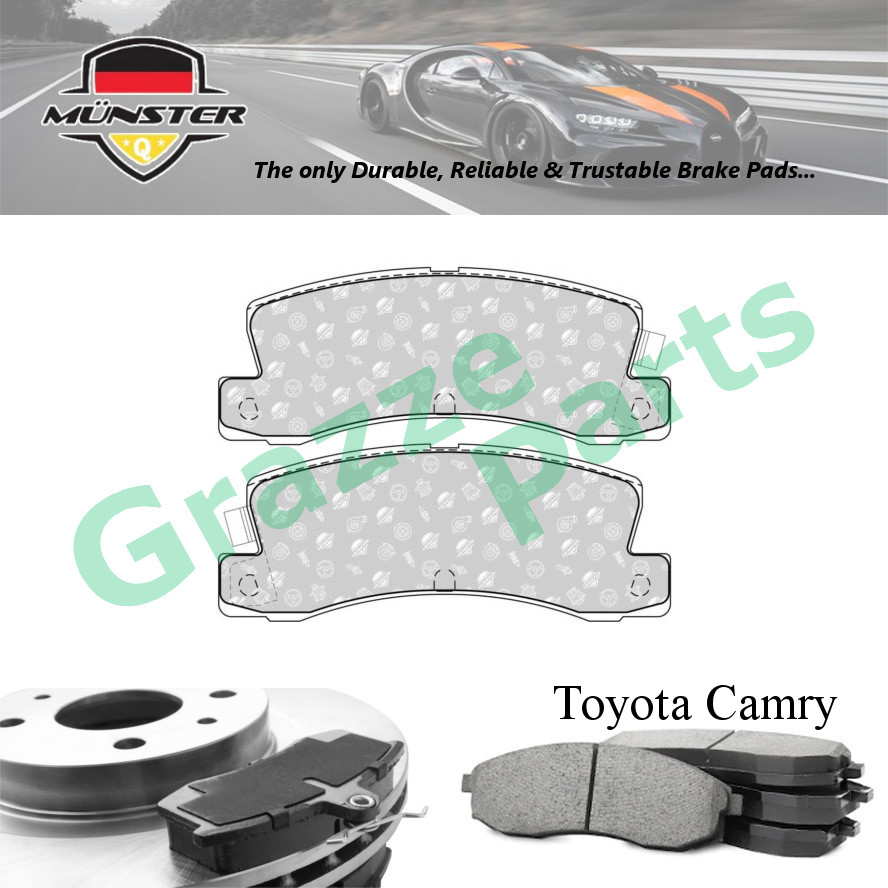 Münster แผ่นดิสก์เบรคด้านหลังสําหรับ Toyota Camry (XV10) SXV10 2.2 1991-1996 5S-FE Camry (XV20) SXV2