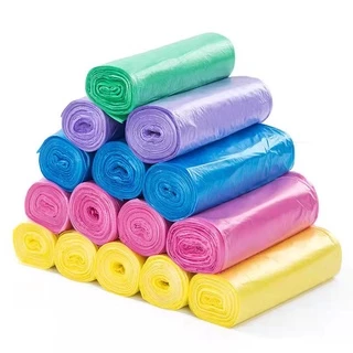 ถุงขยะ พกพา 100ใบขนาด 45×50CM 5ม้วน เนื้อเหนียว ไม่สกปรก