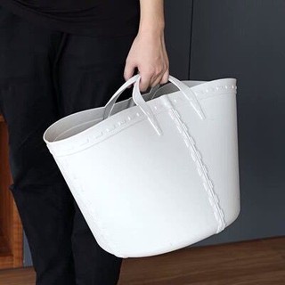 ตะกร้าซักผ้าพับได้ - ใหญ่ &amp; เล็กFoldable laundry basket - large &amp; small