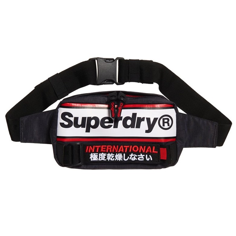 BS [Superdry ของแท้] กระเป๋าคาดอก กระเป๋าคาดเอวผู้ชาย superdry bum bag