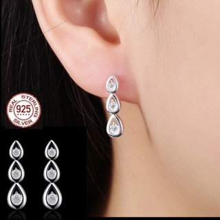 ต่างหูเงินแท้ 925  SE08
