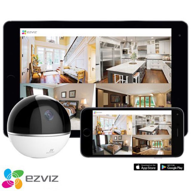 EZVIZ internet camera C6T กล้องวงจรปิดระบบ Cloud เชื่อมต่อผ่าน Wi-Fi ดู App ผ่านมือถือฟรี