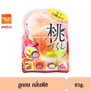 Senjakuame Fruit Candy Peach - ลูกอมผลไม้เซนจาคุ รสพีช 85 กรัม