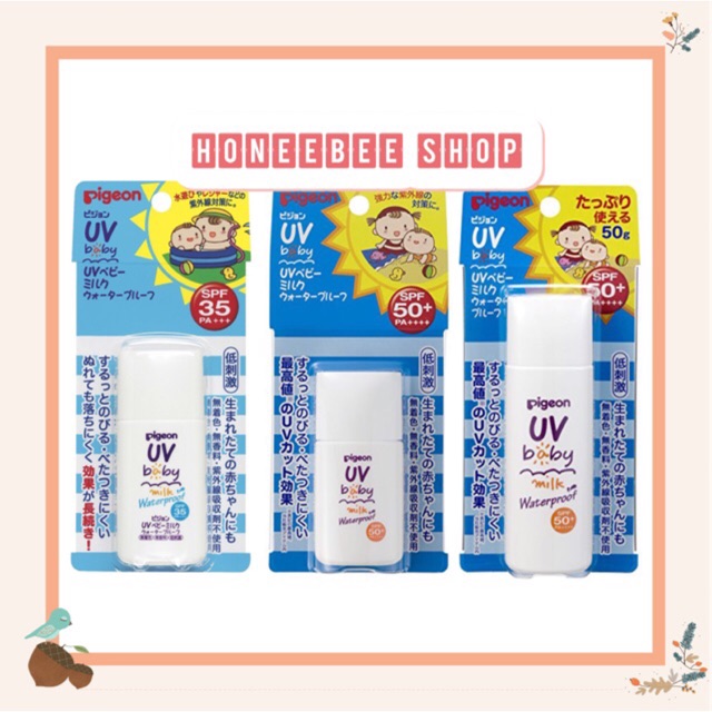 Pigeon UV Baby Milk Waterproof - SPF35-30g