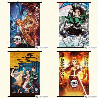 โปสเตอร์เเบบเเขวนลายดาบพิฆาตอสูร Kimetsu No Yaiba