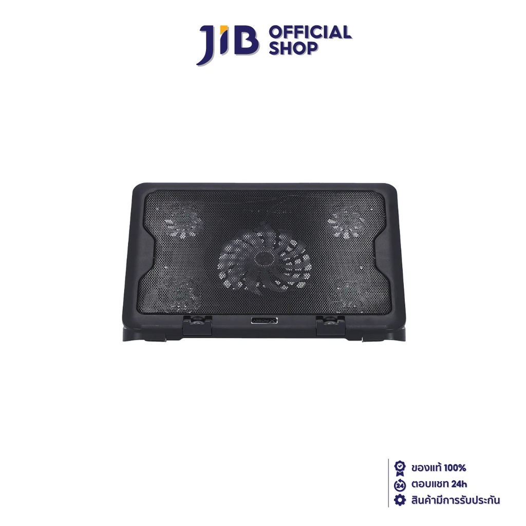 ARROW X COOLING PAD (อุปกรณ์ระบายความร้อนโน้ตบุ๊ค) CPQ6 5FAN (BLACK)