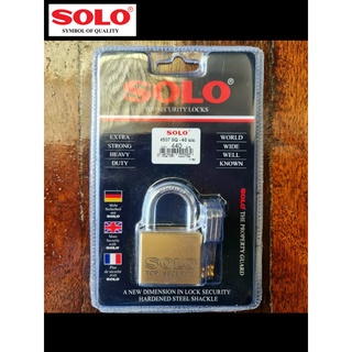 กุญแจ กุญแจโซโล 40mm ยี่ห้อ โซโล SOLO (รุ่น.4507 SQ-40 มม.) ใช้สำหรับงานล็อคประตู หน้าต่าง (สินค้าแท้ 100%) by JHW