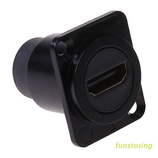 FUN HDMI-compatible D-type Socket Network Plug Chassis Panel Mount Audio Connector