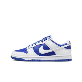 【พร้อมส่ง ของแท้ 100%】Nike SB Dunk Low RetroRacer Blue ผ้าใบ รองเท้าวิ่ง