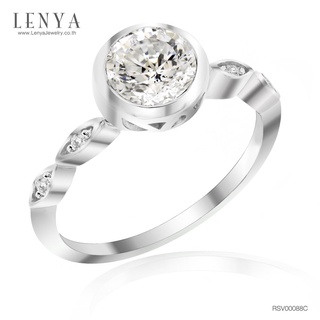 Lenya Jewelry  แหวนเพชร DiamondLike ดีไซน์สุดคลาสสิค