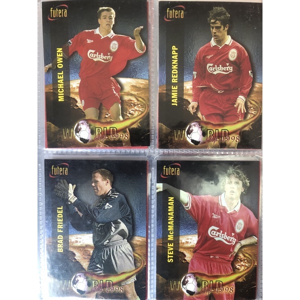 1998 Futera Liverpool Cards Number 73-90