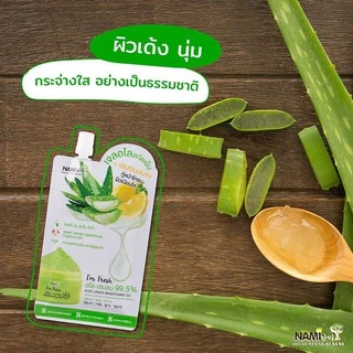 (6ซอง/กล่อง) นามิ แอม เฟรช อโล-เลมอน เจล NAMI I'm Fresh Aloe-Lemon Gel ว่าน+มะนาว [7893]