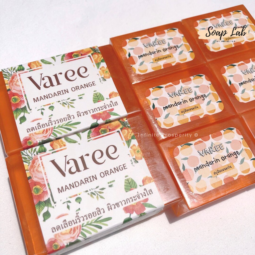Varee สบู่ส้ม สบู่ส้มแมนดาริน นำเข้าฟิลิปปินส์/สบู่กลีเซอรีนไทย (ราคาต่อก้อน) – โปรปัง
