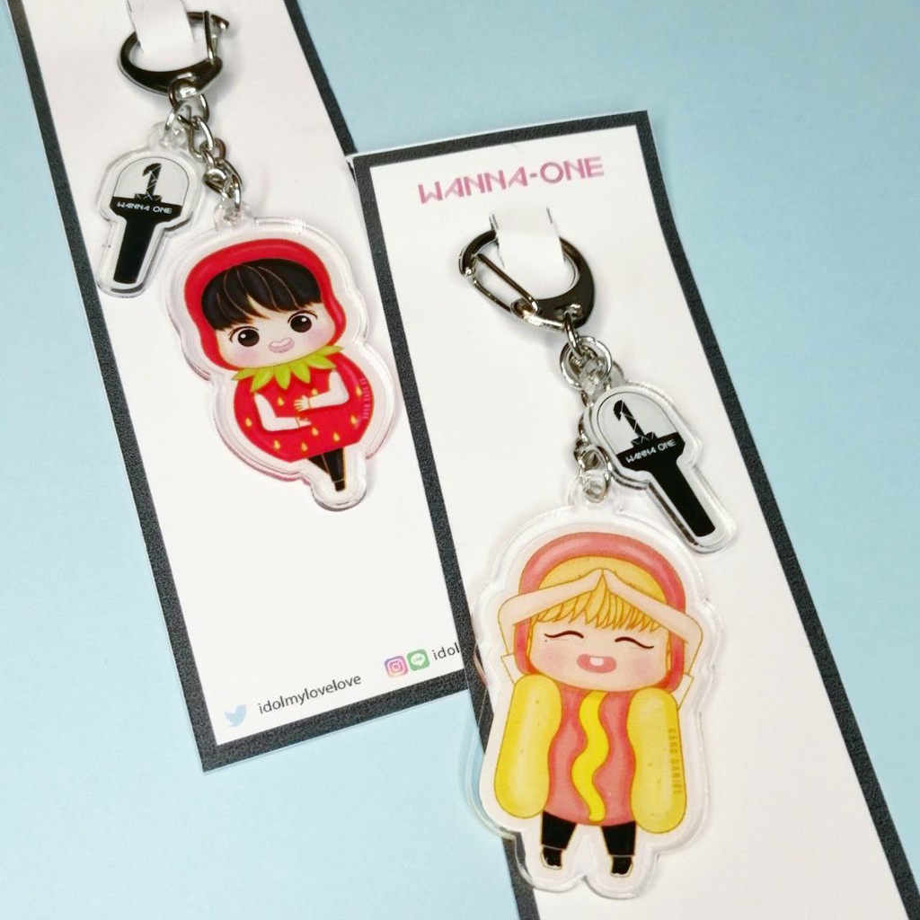 ร้านไทย ส่งฟรี Wanna One : Keychain & PIN FanartSungwoon,Keychain Ver.Aมีเก็บเงินปลายทาง