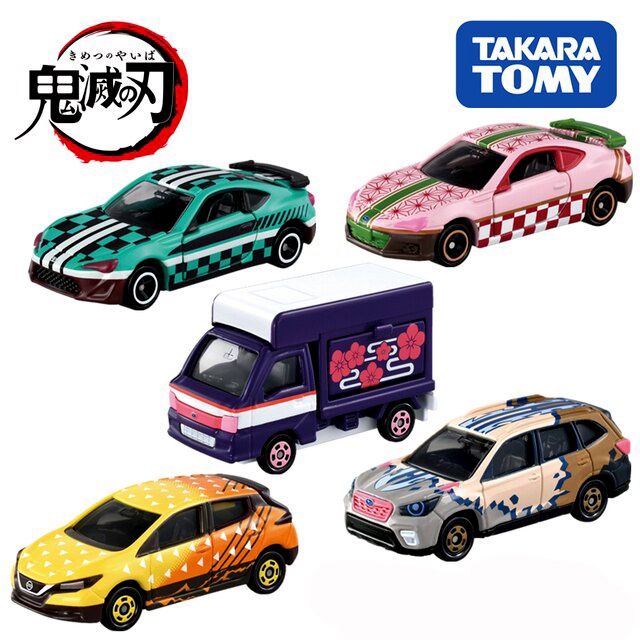 🚕 พร้อมส่ง🚕Tomica Vol.1 Demon Slayer Tanjiro Inosuke Nezuko Zenitsu Kanao MINI CAR ขายแยกรถจิ๋วดาษพิ