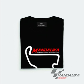 เสื้อยืดคอกลมMandalika เสื้อเชิ้ต วงจร motogp lombokS-5XL