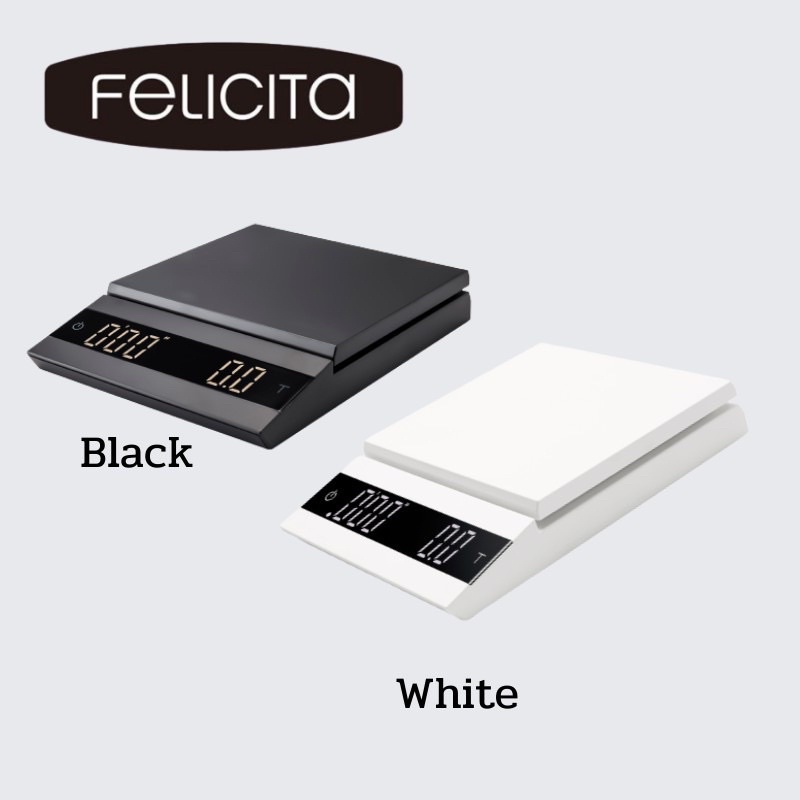 FELICITA Scale ARC beเครื่องชั่งกาแฟจับเวลา ตาชั่งกาแฟ ตาชั่งดิจิตอล 212x160x35mm. 0.1g-2000g
