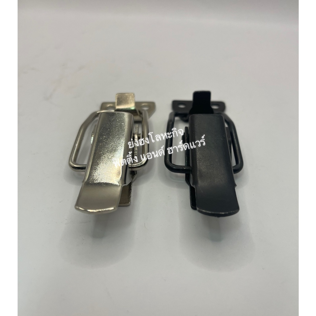 ล็อกกระเป๋า ล็อกกล่อง ตัวล็อคกล่อง แซคล็อค ตัวล็อคแบบห่วง สีดำ และ สีนิเกิ้ล รุ่นสูง L002NI L002B บรรจุ 1ตัว ห่วงล็อค - รูปที่ 4