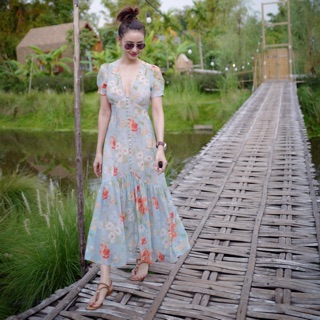 Flora Chiffon Dress