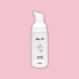 มูสโฟมทำความสะอาดผิวหน้า 40ml. Skin101 Extra Mild Facial Wash