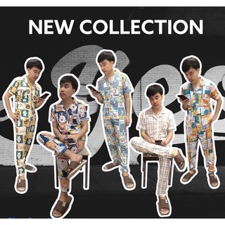 🔥New Collection🎉 ชุดนอนแขนสั้นขายาวลายการ์ตูนน่ารัก ผู้หญิงใส่แล้วน่ารัก ผู้ชายใส่ก็ดูน่าหยิก