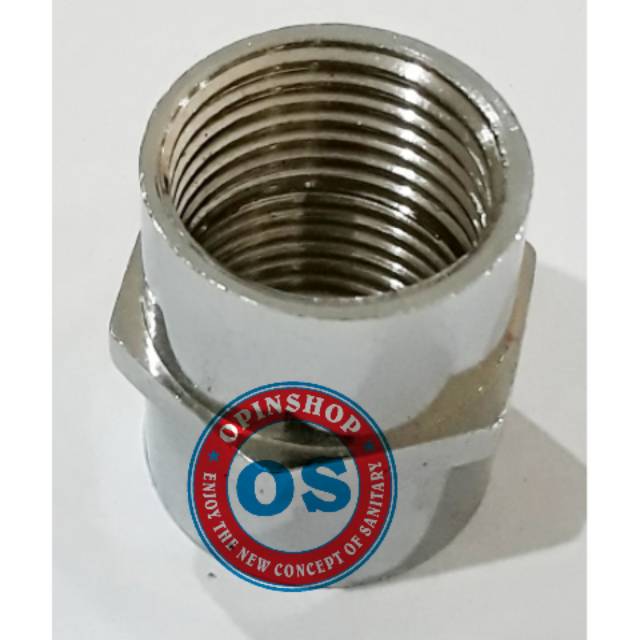 ข้อต่อก๊อกน้ําซ็อกเก็ตเกลียวในโครเมียม ข้อต่อ Sk-Sdd 1004