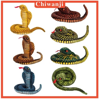 [Chiwanji] ของเล่นตุ๊กตางู แบบนิ่ม สีเหลือง