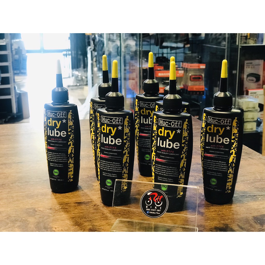 New2025 น้ำมันหยอดโซ่ Muc-Off Dry&Wet Lube Chain Lube,มีขนาด 50ml.&120ml. ช่วยให้การเข้าเกียร์เป็นไปได้อย่างราบรื่น - รูปที่ 4