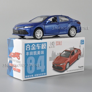 โมเดลรถยนต์โลหะ ขนาด 1:43 Toyota Camry Miniature Replica Pull Back Toy ของเล่นสําหรับเด็ก