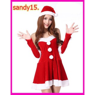 sAnn Sandy santa ซานต้า ชุดแดง 💥ทักก่อนสั่ง