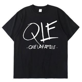 เสื้อยืดโอเวอร์ไซส์เสื้อยืดแขนสั้น ผ้าฝ้าย 100% พิมพ์ลายตัวอักษร Singer Qlf Que Song แฟชั่นฤดูร้อน สําหรับผู้ชาย BHYX Q4