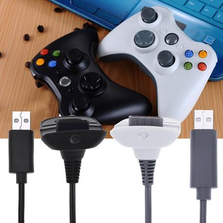 สายชาร์จ USB 1 ชิ้นสำหรับ Xbox 360 Wireless Game Controller