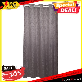 ผ้าม่าน HOME L&amp;S EYELET RIGO UV 140X220 ซม. สีเทา ผ้าม่านประตู EYELET CURTAIN HOME L&amp;S RIGO UV 140X220CM GRAY