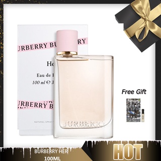 🎁ของขวัญ Burberry Her Eau de Parfum 100ml EDP 100%แท้/กล่องซีล